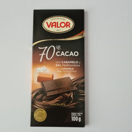Valor 70% caramelo con sal